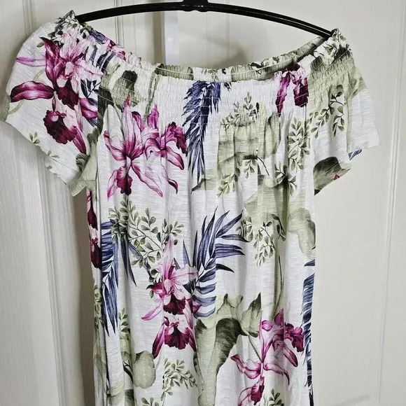 Tommy Bahama Women's Off-Shoulder Floral Dress - Picture 3 of 6